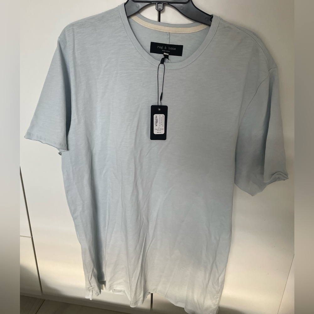 Rag & Bone Soft Gray Short Sleeve Tee